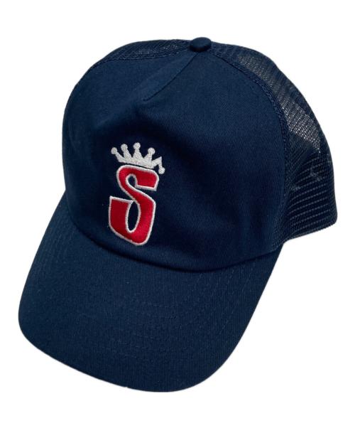 stussy（ステューシー）stussy (ステューシー) S Crown Trucker Cap ネイビーの古着・服飾アイテム