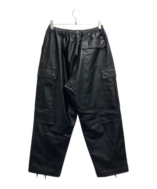 FREAK'S STORE（フリークスストア）FREAK'S STORE (フリークストア) フェイクレザーカーゴパンツ ブラック サイズ:Mの古着・服飾アイテム