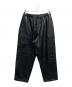 FREAK'S STORE（フリークストア）の古着「フェイクレザーカーゴパンツ」｜ブラック