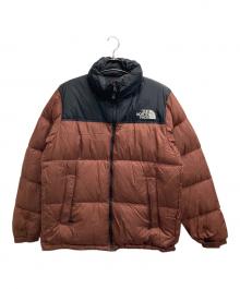 THE NORTH FACE（ザ ノース フェイス）の古着「NUPTSE JACKET / ダウンジャケット」｜ブラウン×ブラック