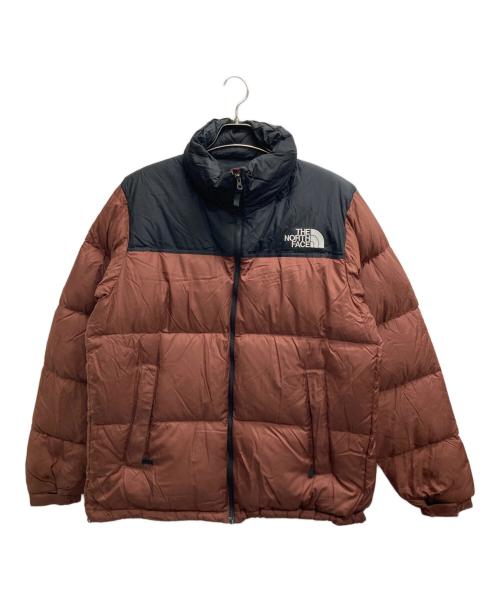 THE NORTH FACE（ザ ノース フェイス）THE NORTH FACE (ザ ノース フェイス) NUPTSE JACKET / ダウンジャケット ブラウン×ブラック サイズ:XLの古着・服飾アイテム