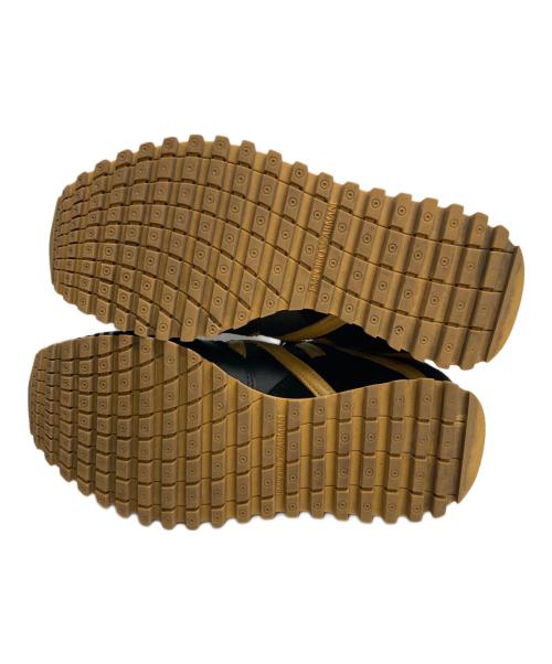 EMPORIO ARMANI（エンポリオ アルマーニ）EMPORIO ARMANI (エンポリオアルマーニ) ローカットスニーカー ブラック サイズ:42の古着・服飾アイテム