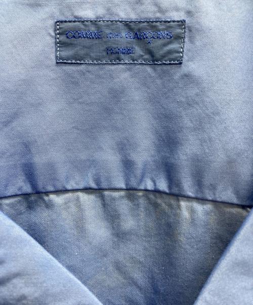 COMME des GARCONS HOMME（コムデギャルソン オム）COMME des GARCONS HOMME (コムデギャルソン オム) オープンカラーシャツ ブルー サイズ:表記無しの古着・服飾アイテム