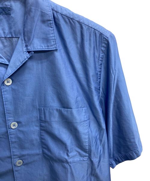 COMME des GARCONS HOMME（コムデギャルソン オム）COMME des GARCONS HOMME (コムデギャルソン オム) オープンカラーシャツ ブルー サイズ:表記無しの古着・服飾アイテム