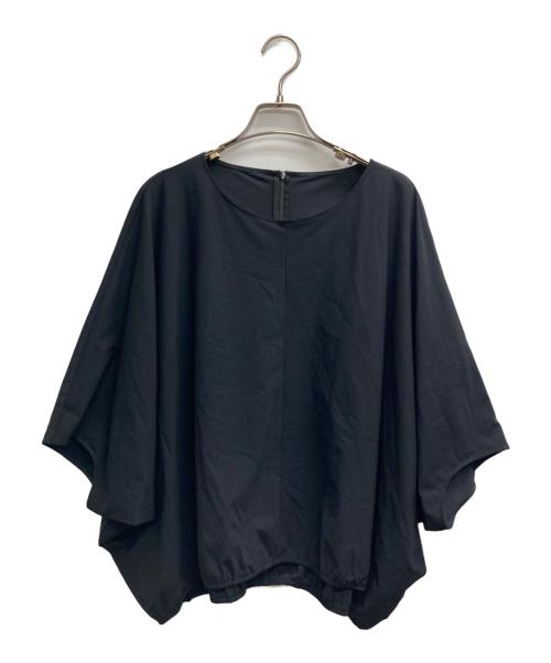 icB（アイシービー）icB (アイシービー) ストレッチドルマンブラウス ブラック サイズ:XLの古着・服飾アイテム