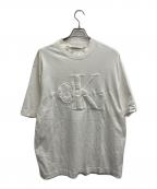 Calvin Klein Jeansカルバンクラインジーンズ）の古着「プレミアムモノロゴTシャツ」｜ホワイト
