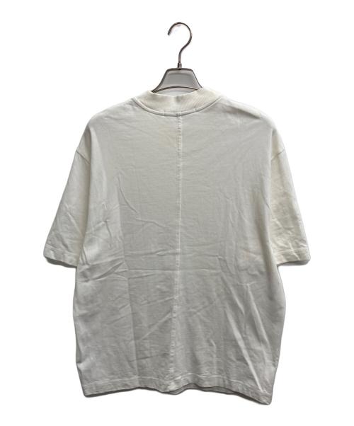Calvin Klein Jeans（カルバンクラインジーンズ）Calvin Klein Jeans (カルバンクラインジーンズ) プレミアムモノロゴTシャツ ホワイト サイズ:Lの古着・服飾アイテム