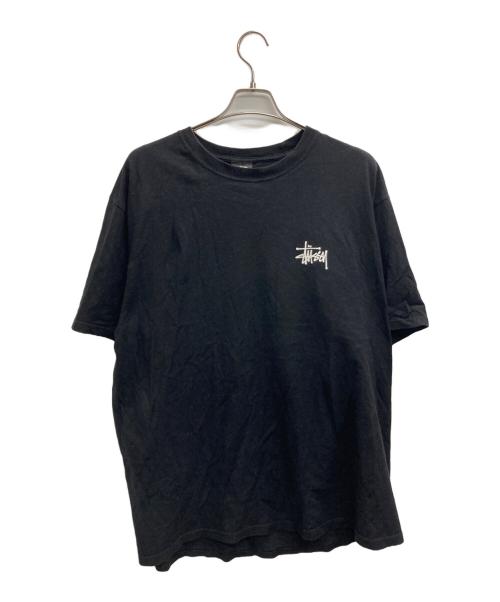stussy（ステューシー）stussy (ステューシー) ロゴプリントTシャツ ブラック サイズ:XLの古着・服飾アイテム