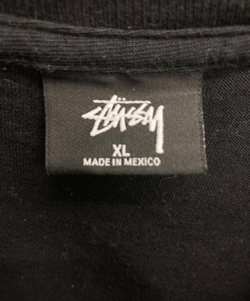 stussy（ステューシー）stussy (ステューシー) ロゴプリントTシャツ ブラック サイズ:XLの古着・服飾アイテム