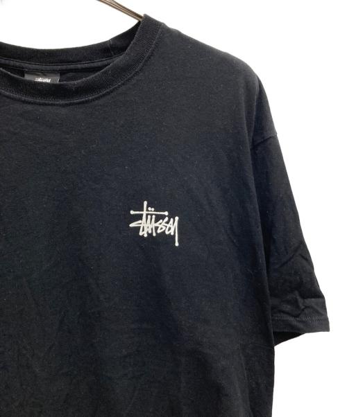 stussy（ステューシー）stussy (ステューシー) ロゴプリントTシャツ ブラック サイズ:XLの古着・服飾アイテム