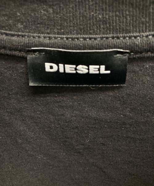 DIESEL（ディーゼル）DIESEL (ディーゼル) カラビナロゴTシャツ ブラック サイズ:Mの古着・服飾アイテム