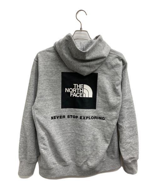 THE NORTH FACE（ザ ノース フェイス）THE NORTH FACE (ザ ノース フェイス) バックスクエアロゴフーディ グレー サイズ:Lの古着・服飾アイテム