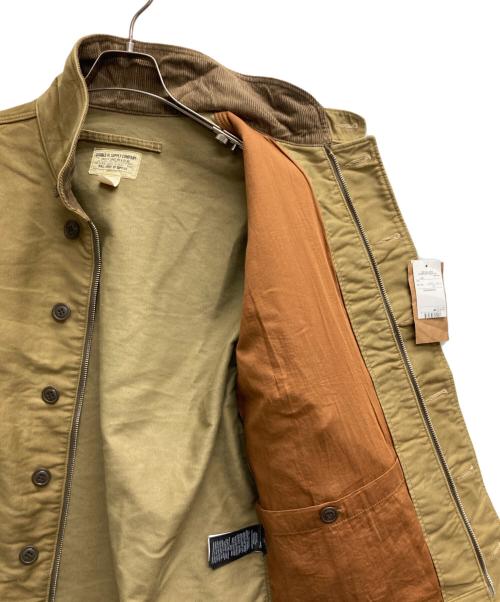 RRL（ダブルアールエル）RRL (ダブルアールエル) バウアーライニングデッキジャケット カーキ サイズ:Mの古着・服飾アイテム