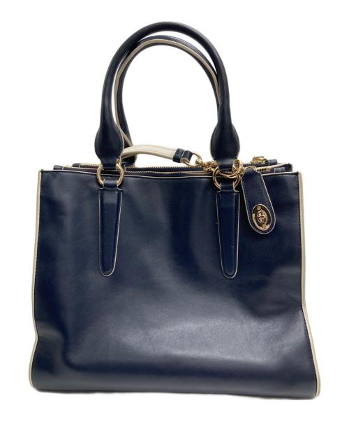 COACH（コーチ）COACH (コーチ) 2WAYバッグ ネイビーの古着・服飾アイテム