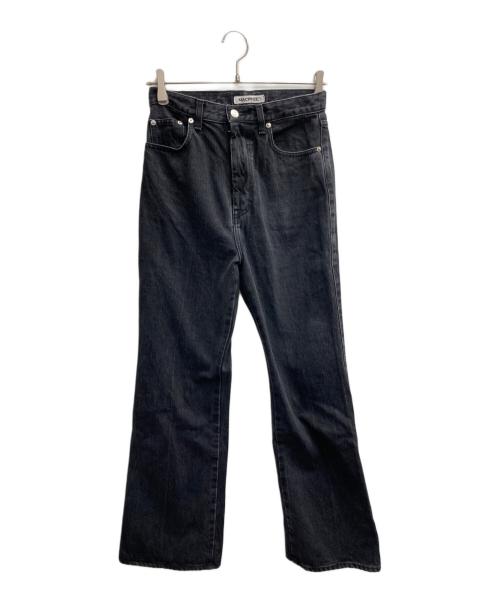 MACPHEE（マカフィー）MACPHEE (マカフィー) コットンブラックデニム ブーツカットパンツ ブラック サイズ:34の古着・服飾アイテム