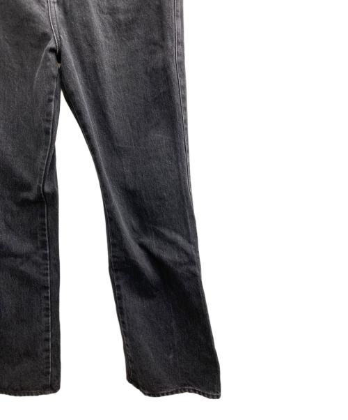 MACPHEE（マカフィー）MACPHEE (マカフィー) コットンブラックデニム ブーツカットパンツ ブラック サイズ:34の古着・服飾アイテム