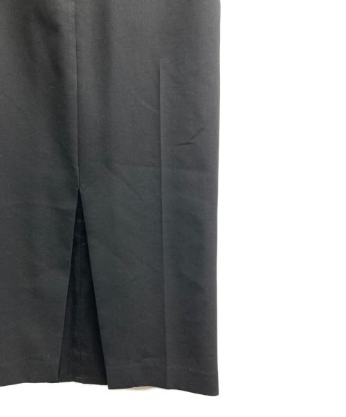 Whim Gazette（ウィムガゼット）Whim Gazette (ウィムガゼット) フロントスリットスカート ネイビー サイズ:36の古着・服飾アイテム