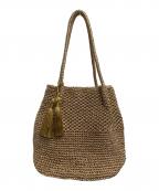 BEAUTY&YOUTHビューティーアンドユース）の古着「コードタッセルトートバッグ」｜ゴールド