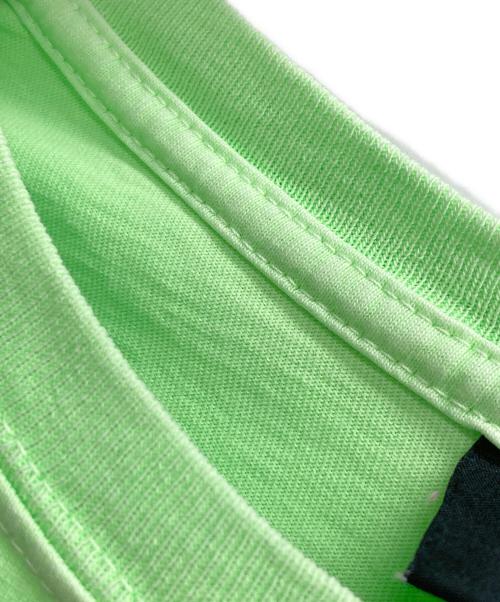 stussy（ステューシー）stussy (ステューシー) ロゴプリントTシャツ 黄緑 サイズ:Sの古着・服飾アイテム