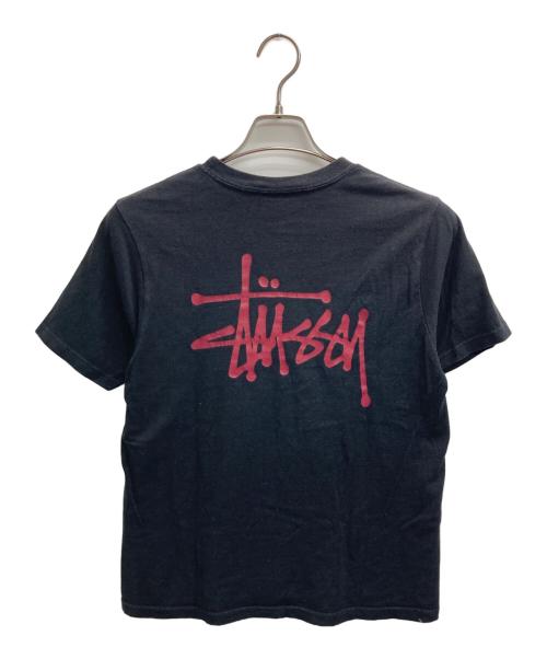 stussy（ステューシー）stussy (ステューシー) ロゴプリントTシャツ ブラック サイズ:Sの古着・服飾アイテム