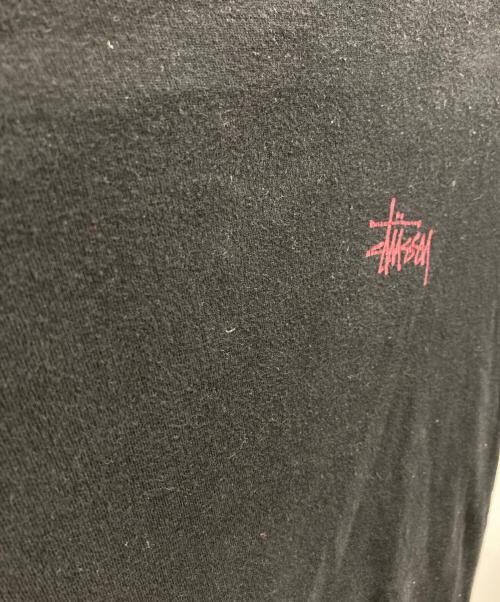 stussy（ステューシー）stussy (ステューシー) ロゴプリントTシャツ ブラック サイズ:Sの古着・服飾アイテム