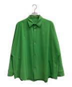 Ameri×N.HOOLYWOODアメリ×エヌ ハリウッド）の古着「BIG SHIRT」｜グリーン