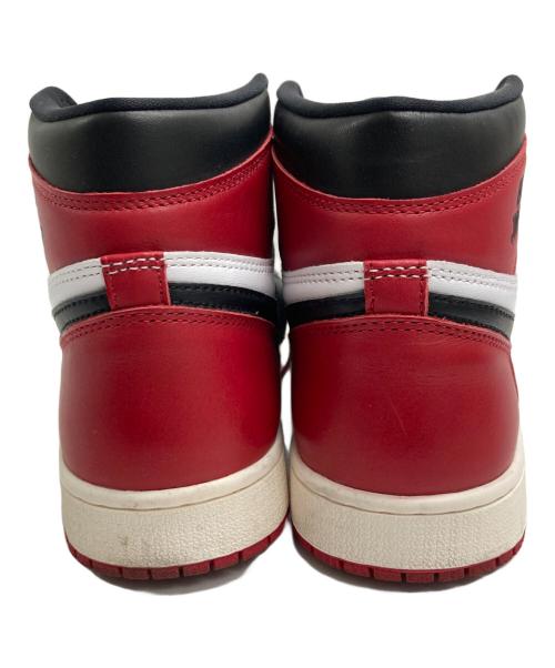 NIKE（ナイキ）NIKE (ナイキ) Air Jordan 1 Retro High OG / エアジョーダン1レトロ ホワイト×レッド×ブラック サイズ:26.5の古着・服飾アイテム