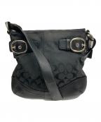 COACHコーチ）の古着「ショルダーバッグ」｜ブラック