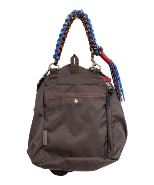 zattu（ザッツ）zattu (ザッツ) LUGUN 巾着バッグ ブラウンの古着・服飾アイテム