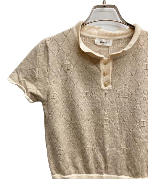 darich（ダーリッチ）Darich (ダーリッチ) マカロンミニワンピース ブラウン サイズ:F 未使用品の古着・服飾アイテム