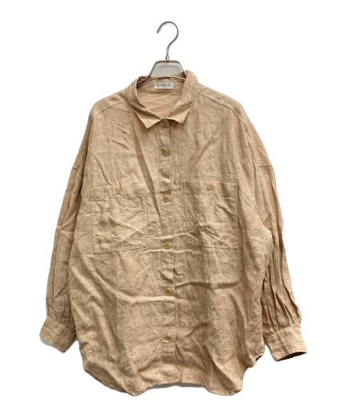 BARNYARDSTORM（バンヤードストーム）BARNYARDSTORM (バンヤードストーム) フレンチリネンシャツ ベージュの古着・服飾アイテム