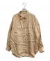 BARNYARDSTORM（バンヤードストーム）の古着「フレンチリネンシャツ」｜ベージュ