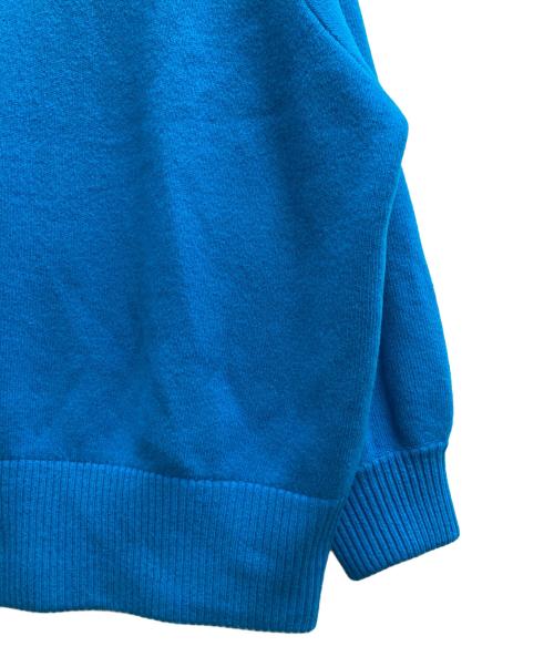 FRAMeWORK（フレームワーク）FRAMeWORK (フレームワーク) AQUA Vネックプルオーバー ブルー サイズ:Fの古着・服飾アイテム