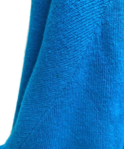 FRAMeWORK（フレームワーク）FRAMeWORK (フレームワーク) AQUA Vネックプルオーバー ブルー サイズ:Fの古着・服飾アイテム