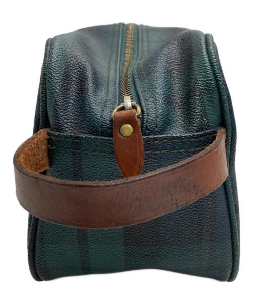 POLO RALPH LAUREN（ポロ・ラルフローレン）POLO RALPH LAUREN (ポロ・ラルフローレン) クラッチバッグ グリーンの古着・服飾アイテム