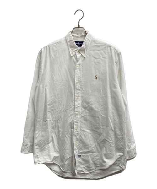 POLO RALPH LAUREN（ポロ・ラルフローレン）POLO RALPH LAUREN (ポロ・ラルフローレン) ボタンダウンシャツ ホワイト サイズ:16−33の古着・服飾アイテム