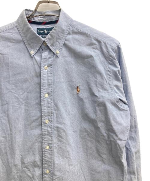 POLO RALPH LAUREN（ポロ・ラルフローレン）POLO RALPH LAUREN (ポロ・ラルフローレン) ボタンダウンシャツ ブルー サイズ:Lの古着・服飾アイテム
