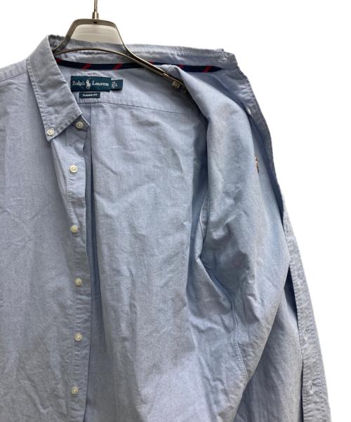 POLO RALPH LAUREN（ポロ・ラルフローレン）POLO RALPH LAUREN (ポロ・ラルフローレン) ボタンダウンシャツ ブルー サイズ:Lの古着・服飾アイテム