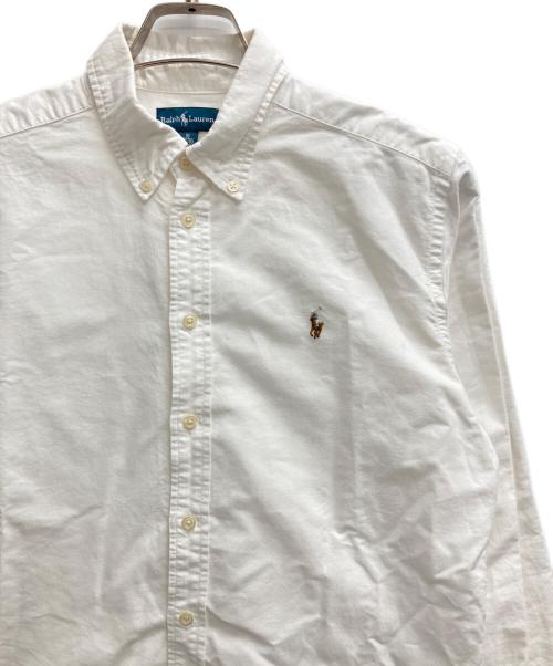 RALPH LAUREN（ラルフローレン）RALPH LAUREN (ラルフローレン) ボタンダウンシャツ ホワイト サイズ:16の古着・服飾アイテム