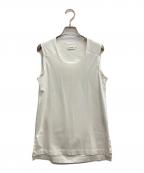 JIL SANDERジルサンダー）の古着「ノースリーブカットソー」｜ホワイト