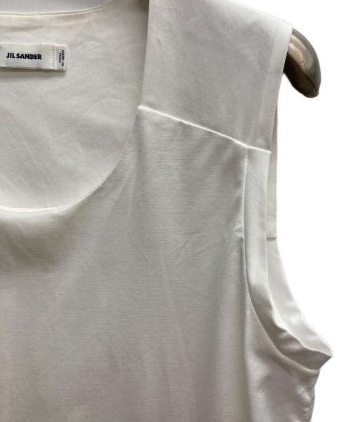 JIL SANDER（ジルサンダー）JIL SANDER (ジルサンダー) ノースリーブカットソー ホワイト サイズ:不明（実寸サイズをご確認ください）の古着・服飾アイテム