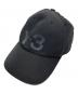 Y-3（ワイスリー）の古着「RIPSTOP LOGO CAP」｜ブラック