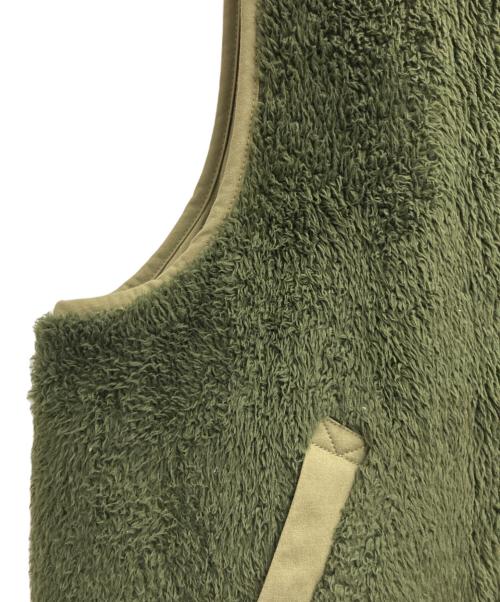 ARMY TWILL（アーミーツイル）ARMY TWILL (アーミーツイル) リバーシブルボアベスト オリーブ サイズ:Lの古着・服飾アイテム