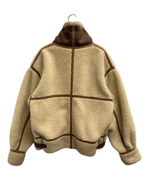 6(ROKU) BEAUTY&YOUTH（ロク ビューティーアンドユース）6(ROKU) BEAUTY&YOUTH (ロク ビューティーアンドユース) FAKE MOUTON B3 ベージュ サイズ:36/Sの古着・服飾アイテム