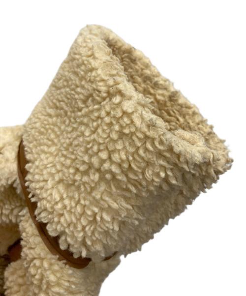 6(ROKU) BEAUTY&YOUTH（ロク ビューティーアンドユース）6(ROKU) BEAUTY&YOUTH (ロク ビューティーアンドユース) FAKE MOUTON B3 ベージュ サイズ:36/Sの古着・服飾アイテム