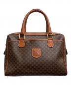 CELINEセリーヌ）の古着「マカダム柄ボストンバッグ」｜ブラウン