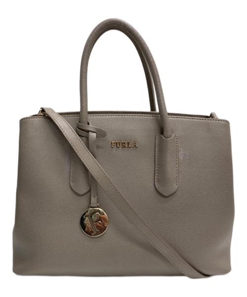 FURLA（フルラ）FURLA (フルラ) TESSA 2WAYショルダーバッグ ブラウンの古着・服飾アイテム