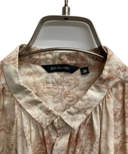 pas de calais（パドカレ）pas de calais (パドカレ) ノースリーブブラウス ブラウン サイズ:36の古着・服飾アイテム