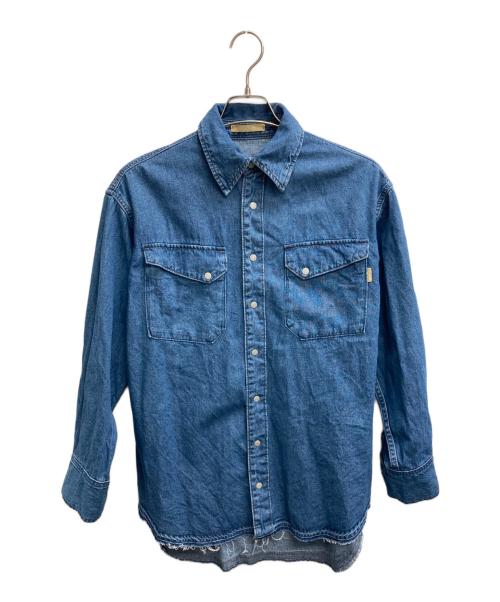 DU JOUR（デュ ジュール）DU JOUR (デュ ジュール) JEAN RODEO SHIRT インディゴ サイズ:表記無しの古着・服飾アイテム
