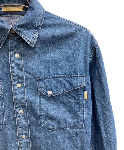 DU JOUR（デュ ジュール）DU JOUR (デュ ジュール) JEAN RODEO SHIRT インディゴ サイズ:表記無しの古着・服飾アイテム
